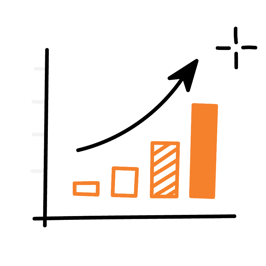 increase profits graph icon