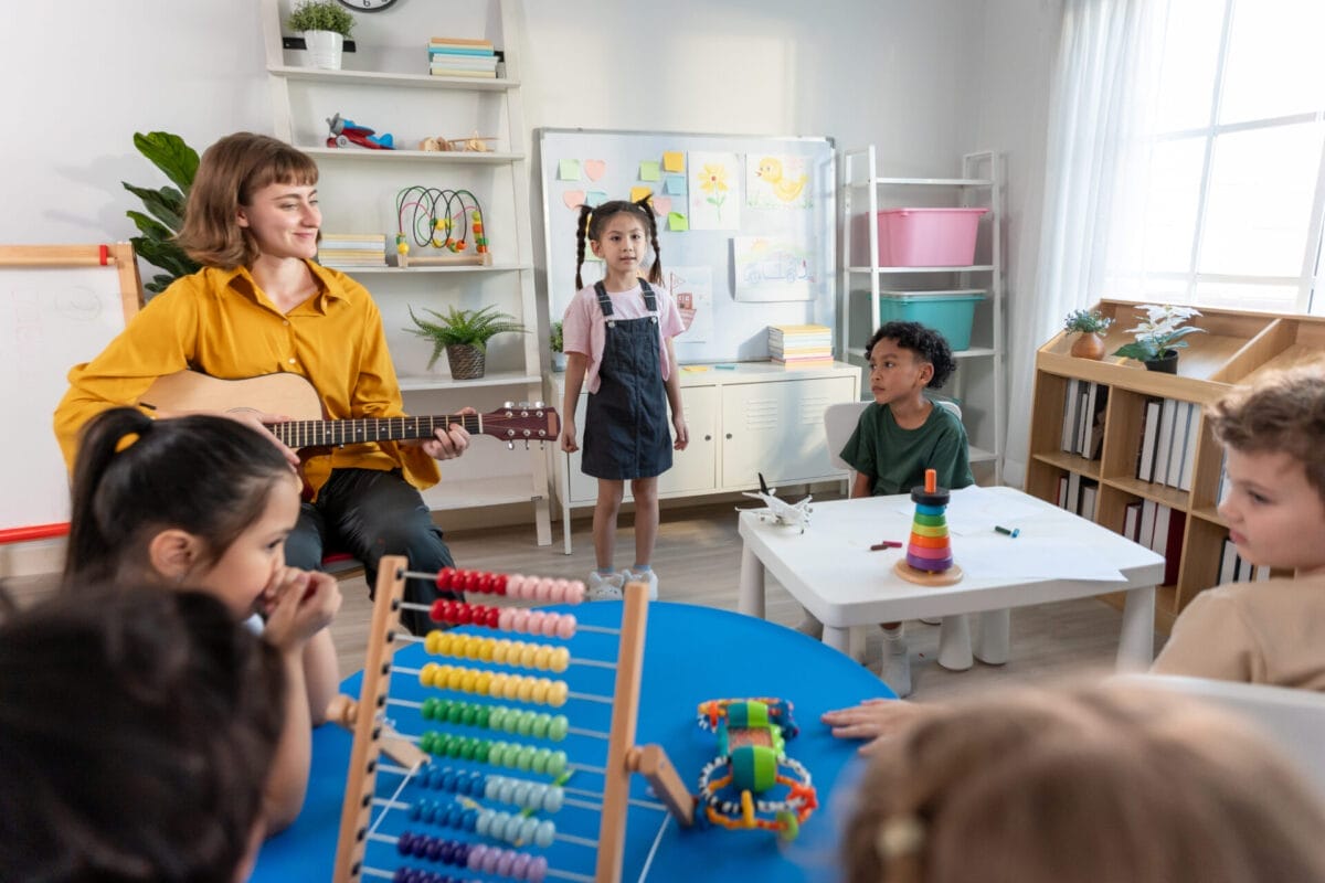 EYFS teacher on course introduction