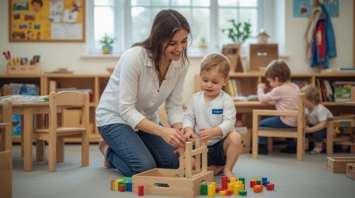 key person in early years classroom