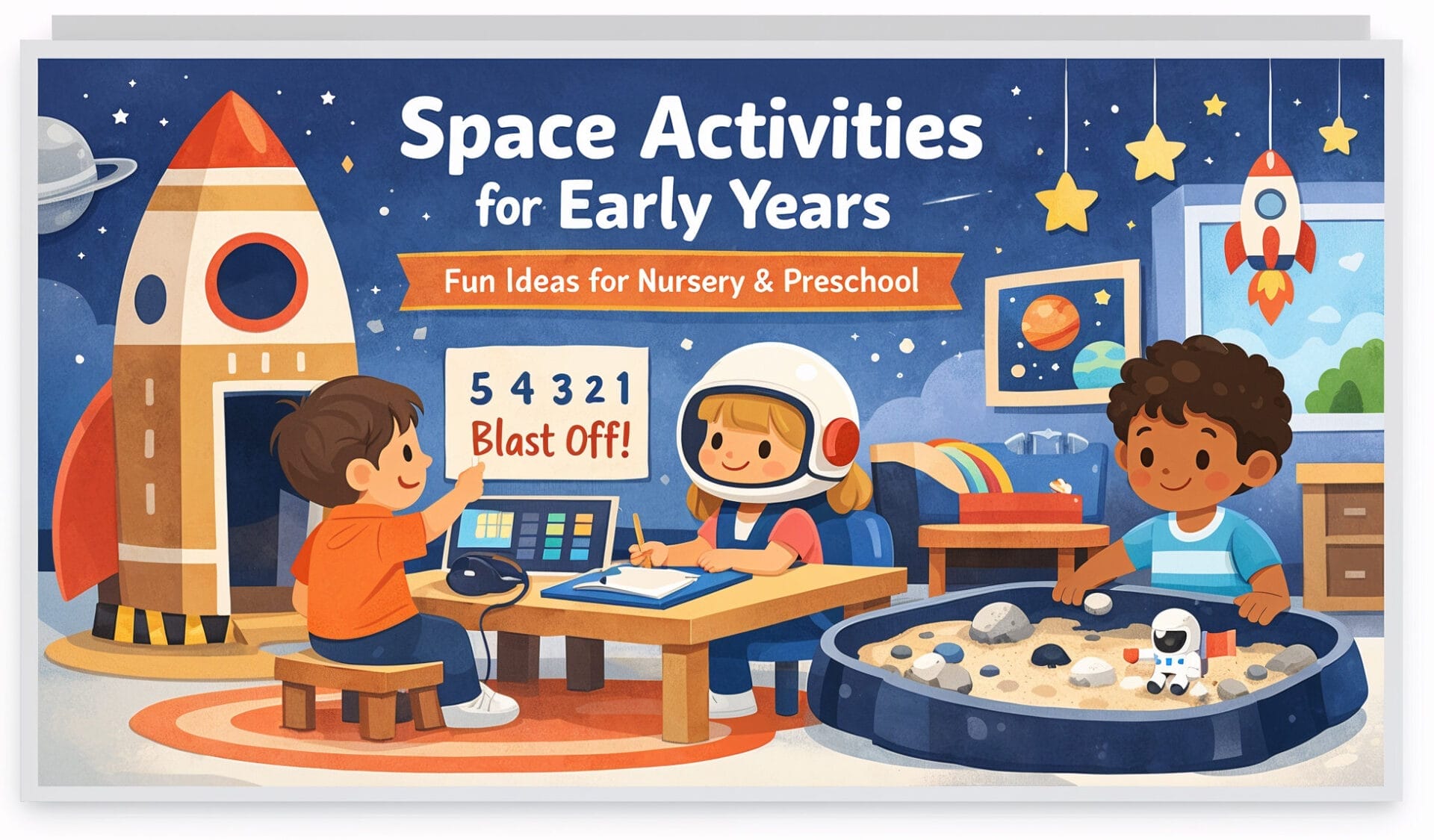 space activity ideas for early years